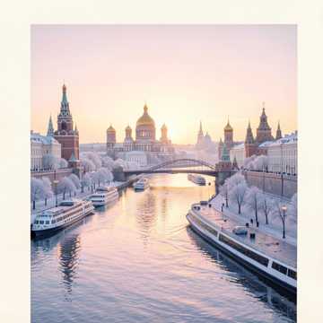 Москва река _Альфия Идрисова