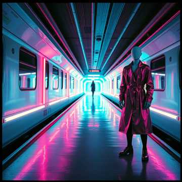 Женщина в метро (Edit)