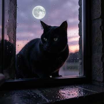 Черный кот