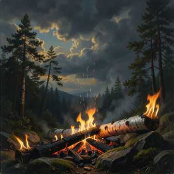 Наш костёр.