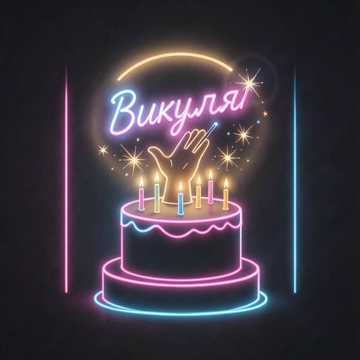 Викуля с днём рождения
