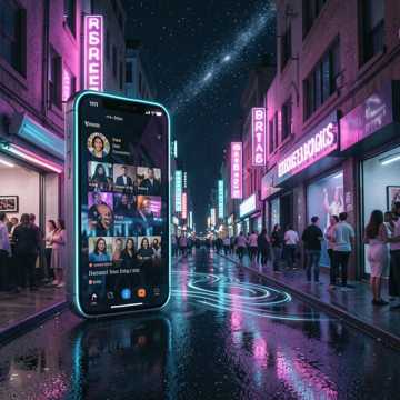 В шумном