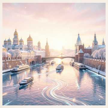 Москва река _Альфия Идрисова