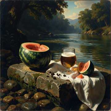 На речке