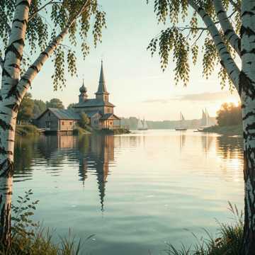 Волжский простор